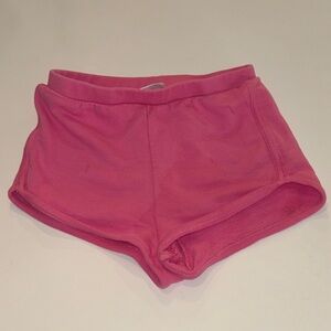 Hanna Andersson Pink French Terry Dolphin Vent Shorts Kids